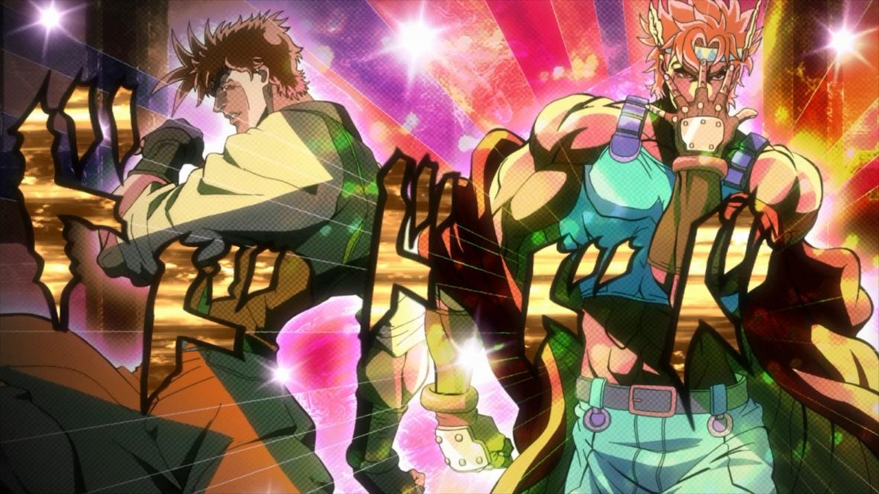 efecto de las poses en Jojo's Bizarre Adventure