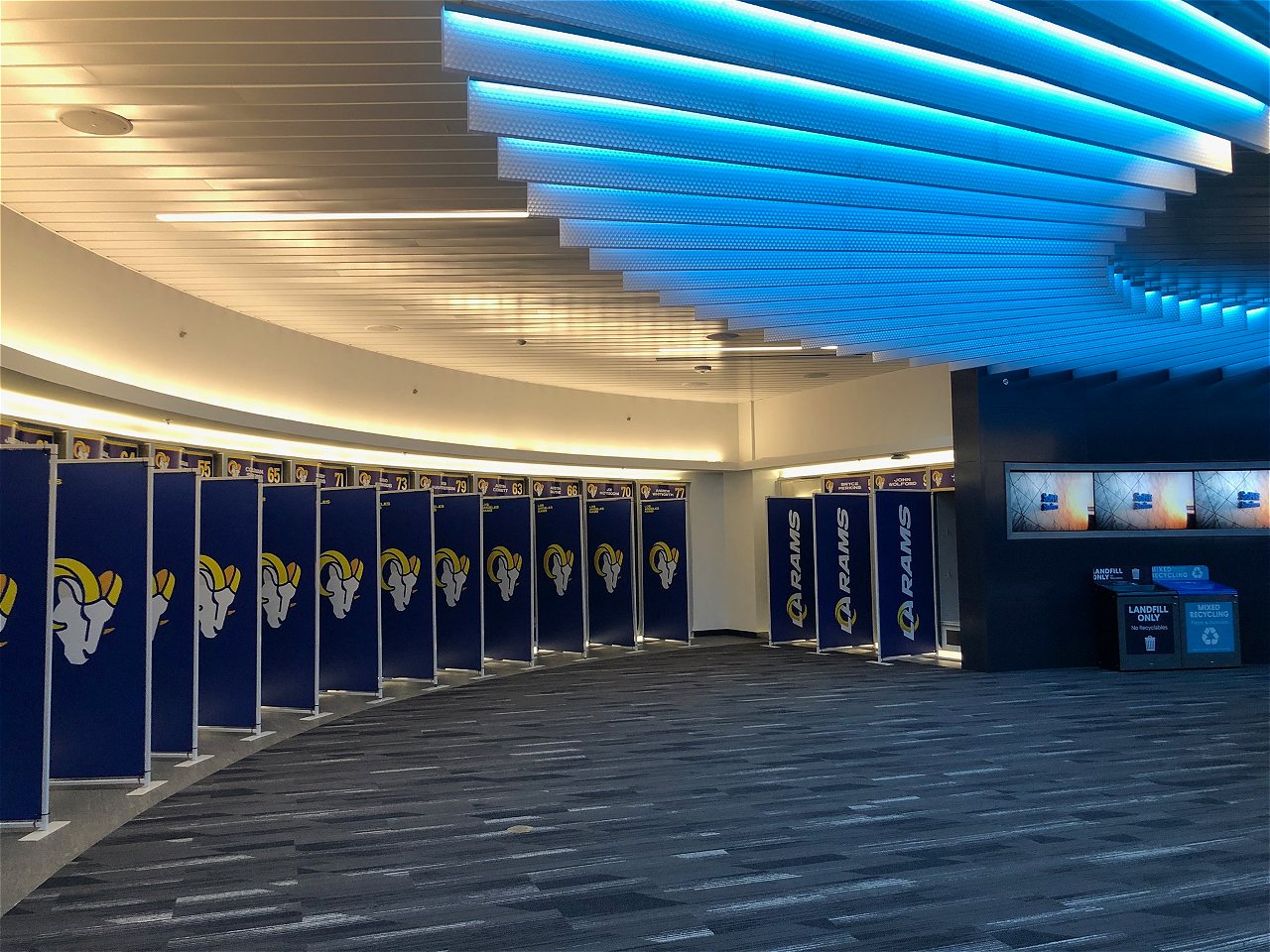 Touring the Rams New Locker Room Inside SoFi Stadium