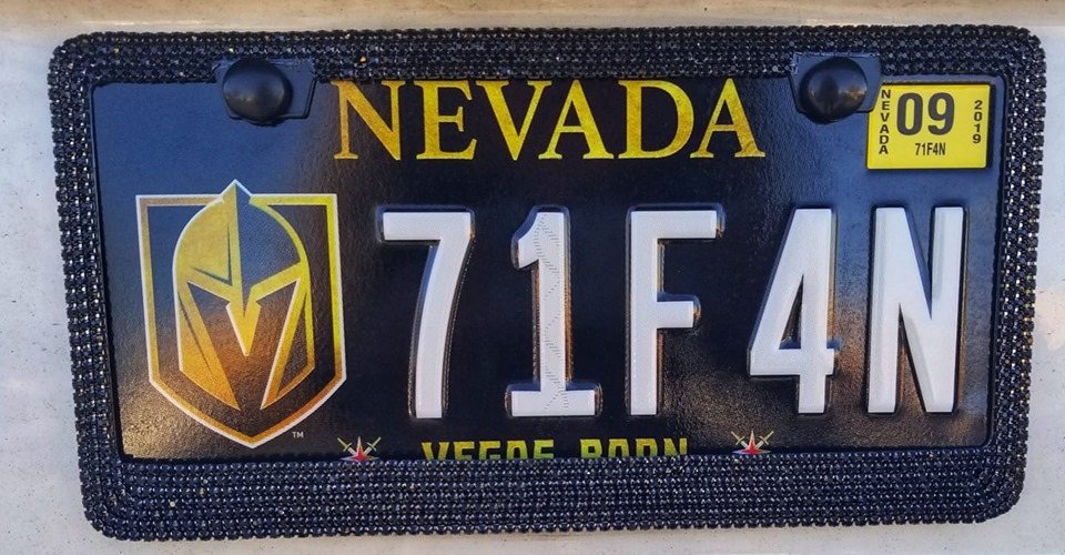 License Plate | Vegas Golden Knights