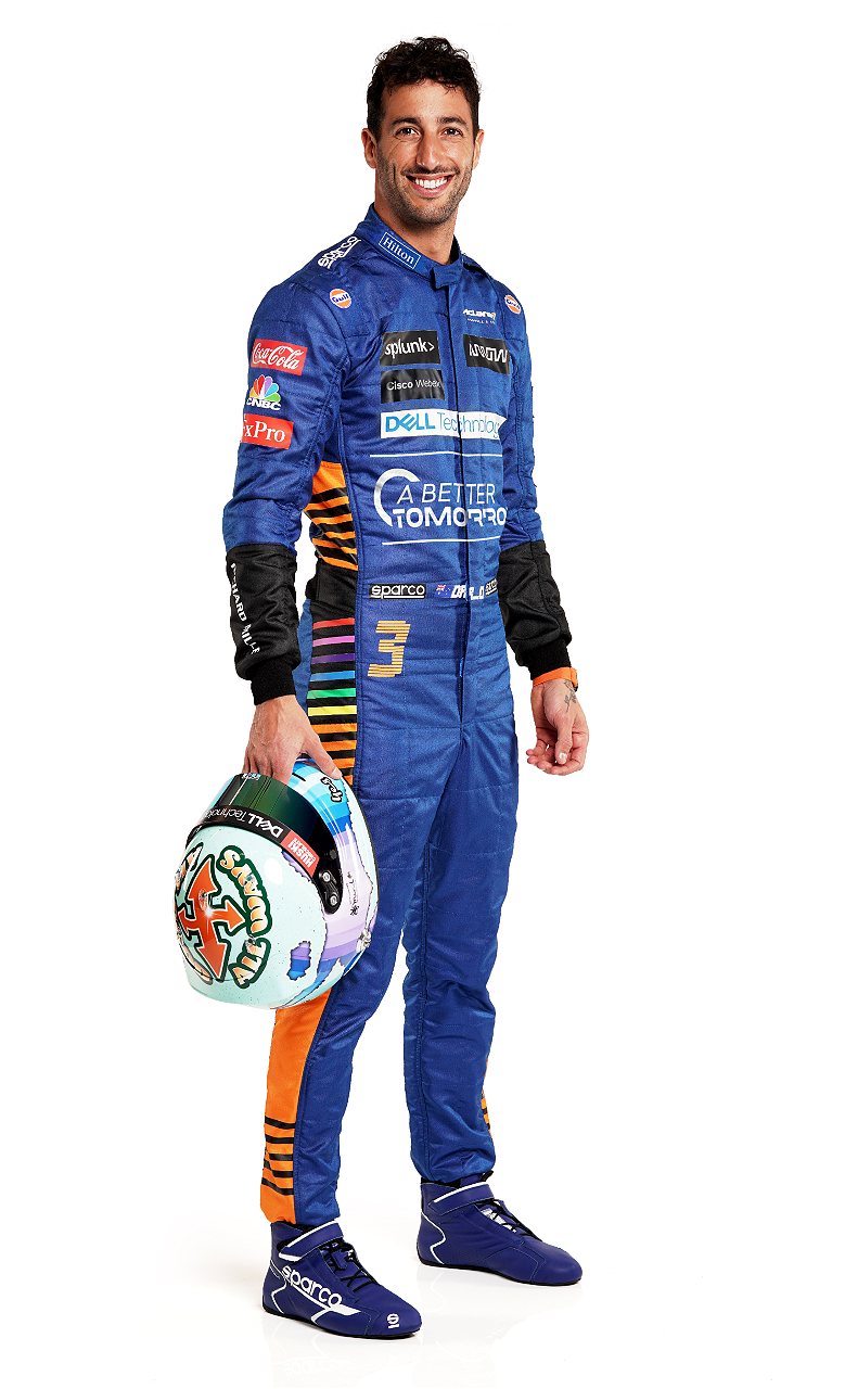 These are the new outfits from McLaren for Norris and Ricciardo - GPblog