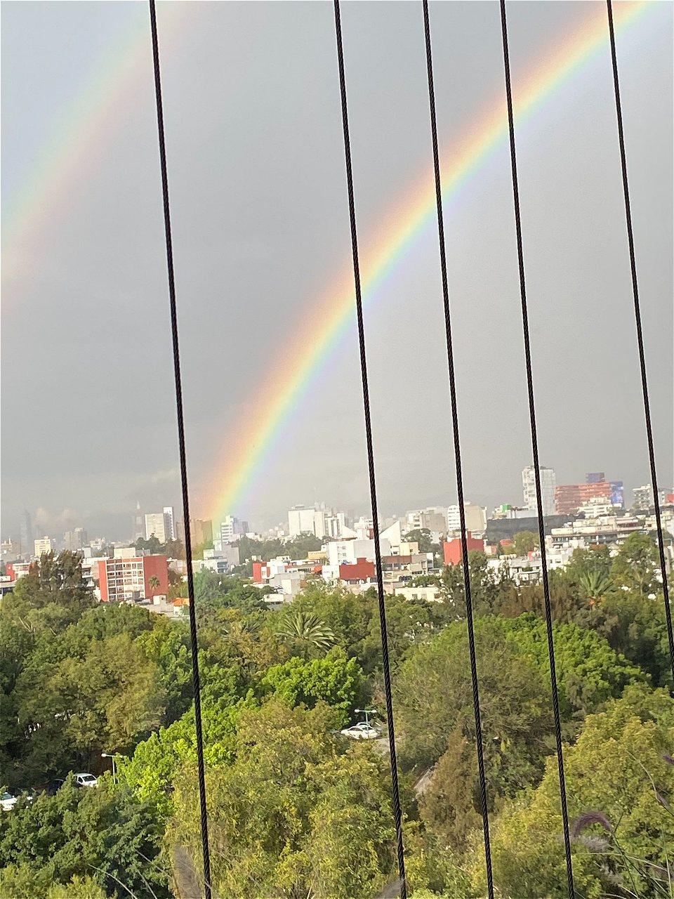 Fotos y videos | Así sorprendió el doble arcoíris a la CDMX | Aristegui  Noticias