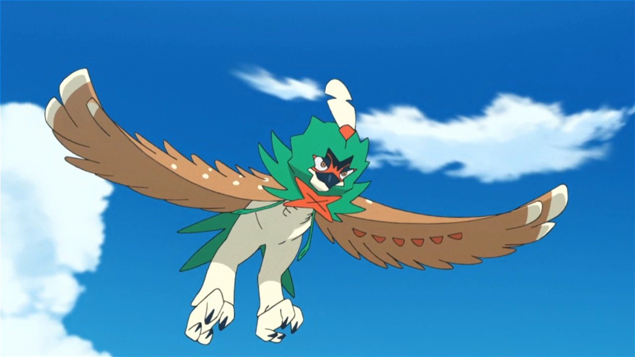 Decidueye Pokémon Escarlata y Púrpura