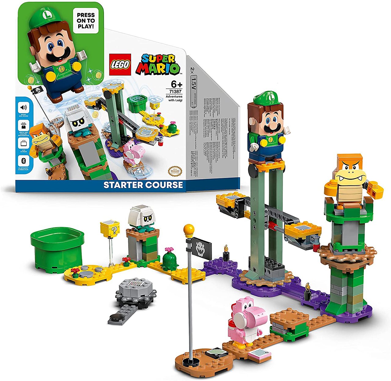 LEGO oficializa el set de Luigi de Super Mario Power Gaming Network