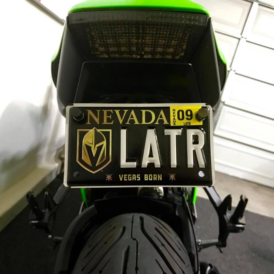 License Plate Vegas Golden Knights